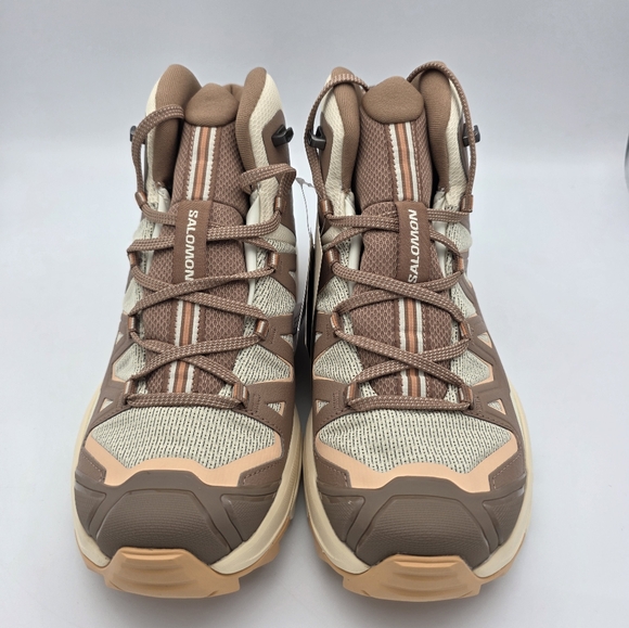 Salomon X Ultra 360 Edge Mid GTX Women’s Boots Shortbread New 474627 - Picture 2 of 5